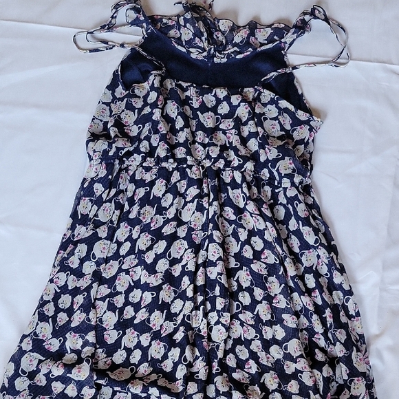 LC Lauren Conrad Disney Beauty And The Beast  Floral Sleeveless Dress Size XXL - Picture 6 of 10